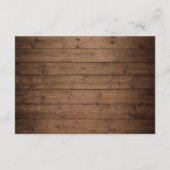 秋季素朴灯台結婚宿泊施設 エンクロージャーカード (裏面)