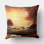 秋季絵を描風景s-68753 クッション (裏面)