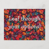 秋実在不動産不動産仲介業者ブローカーマーケティングメーラー ポストカード (正面)