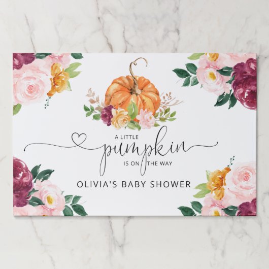 秋小さなかぼちゃ ペーパーパッド (正面)