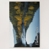 秋山の木のモンタナの平頭の川 ジグソーパズル (縦)