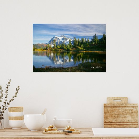 秋山山 ポスター (キッチン)