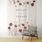 秋山花結婚の背景 タペストリー (インサイチュ)