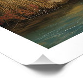 秋川風景油彩画 ポスター (コーナー)