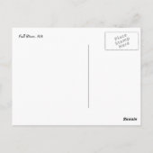 秋川、マスゴシック建築教会 ポストカード (裏面)