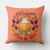 秋州オブマインドオレンジ クッション (正面)