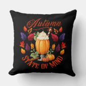 秋州オブマインドブラック クッション (正面)