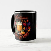 秋州オブマインドブラック マグカップ (正面左)