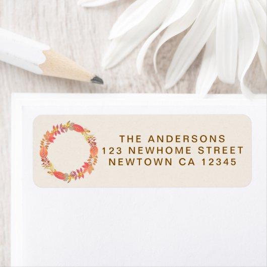 秋差出人住所 ラベル (インサイチュ)