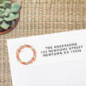 秋差出人住所 ラベル