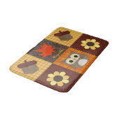 秋布カラーパーソナライズされたバスマット バスマット (アングル)