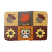 秋布カラーパーソナライズされたバスマット バスマット (正面)