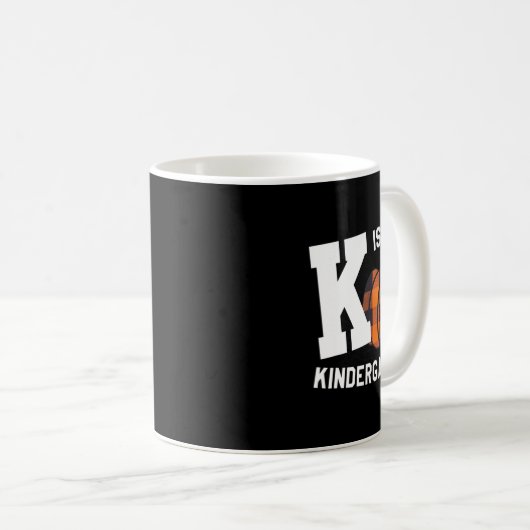 秋幼稚園先生KはバッファロープレイドP用 コーヒーマグカップ (正面右)