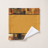 秋幾何学浴用タオル バスタオルセット (ウォッシュタオル)