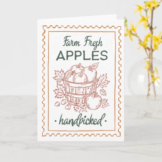 秋引用文 カード (黄色い花)