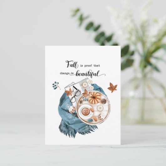 秋引用文 シーズンポストカード (スタンド正面)