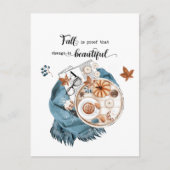 秋引用文 シーズンポストカード (正面)