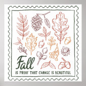 秋引用文 ポスター (正面)