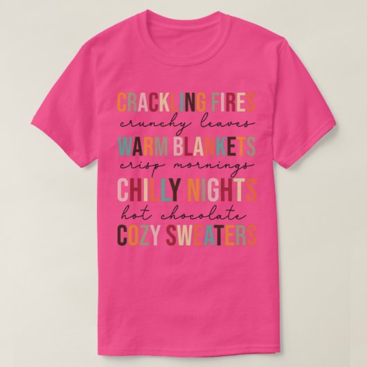 秋引用文 Tシャツ (デザイン正面)