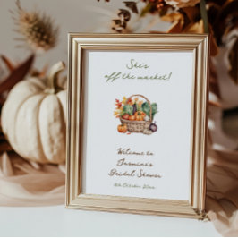 秋彼女は市場から外れているブライダルシャワー歓迎 ポスター