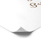 秋彼女は市場から外れているブライダルシャワー歓迎 ポスター (角)