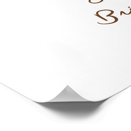 秋彼女は市場から外れているブライダルシャワー歓迎 ポスター (角)