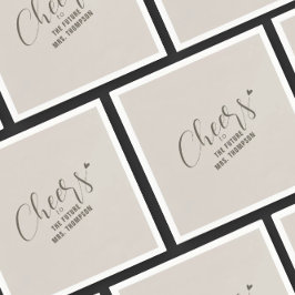 秋応援フューチャーミセス・トゥーペブライダルシャワーブランチ スタンダードカクテルナプキン