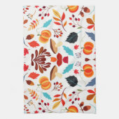 秋快楽 キッチンタオル (縦)