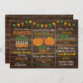 秋性リビール招待状 招待状 (正面/裏面)