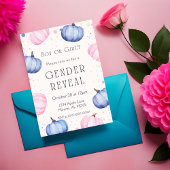 秋性リビール招待状 招待状