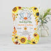 秋性別が招待ひまわり象を明らかにする 招待状 (スタンド正面)