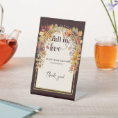 秋恋のベビー紅葉シャワー 台座サイン (インサイチュ)