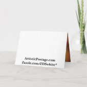 秋恋結婚式招待状カード サンキューカード (裏面)