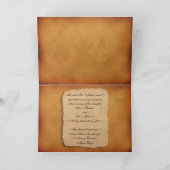 秋恋結婚式招待状カード サンキューカード (内部)