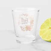 秋恵み-紅葉とフローラリース ショットグラス (裏面)