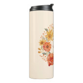 秋恵み-紅葉とフローラリース タンブラー (回転左)