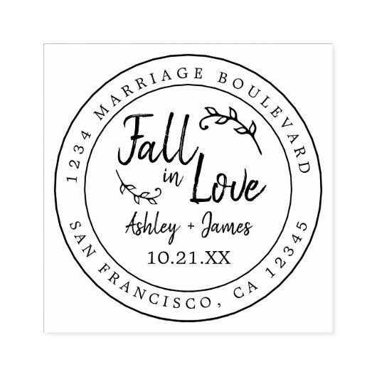 秋愛の未来ミセス結婚ズのデートRSVPゴムS ラバースタンプ (インプリント)