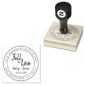 秋愛の未来ミセス結婚ズのデートRSVPゴムS ラバースタンプ (押印)