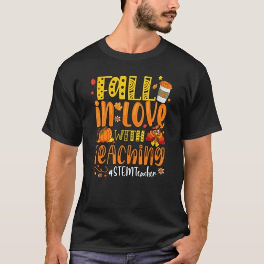 秋愛のSTEM教え先生Thanksgivi Tシャツ (正面)
