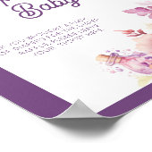 秋愛フローラベビー開花本ベビー ポスター (角)