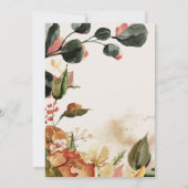 秋感じフローラ救リース 招待状 (裏面)