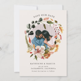 秋感じフローラ救リース 招待状