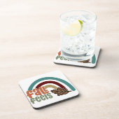 秋感じ秋の虹 コースター (右側)