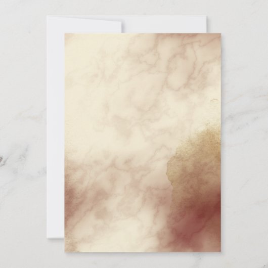 秋感じ10月のトーン写真の保存カード セーブザデート (裏面)