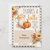 秋感謝していラテギフトカードホルダー 案内状 (正面)