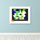 秋感謝してい キャンバスプリント (インサイチュ (ウッドフロア))