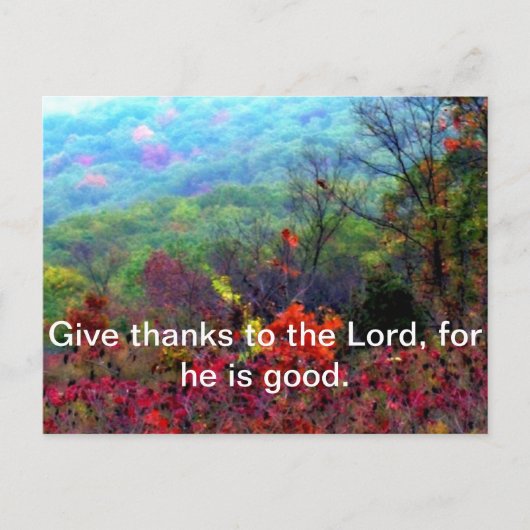 秋感謝写真 シーズンポストカード (正面)