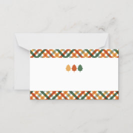 秋感謝祭ディナー名座席表 プレイスカード