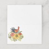 秋感謝祭トルコ プレイスカード (外部開封)