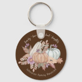 秋感謝祭ファミリー懇親会の恩恵 キーホルダー (正面)